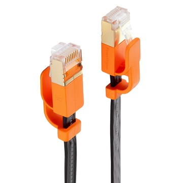 PowerSync 群加 CAT.7抗搖擺超高速網路/扁線 CLN7VAF0010A  1個  黑色  1m