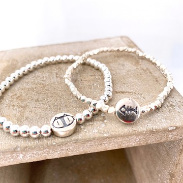 純銀 貓與魚 S925 手鍊