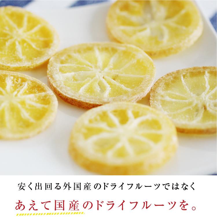 ドライフルーツ 国産 レモン 大袋 105g 送料無料 輪切り 皮まで美味しい 酸味控えめ ポイント消化 ドライレモン 南信州菓子工房 ギフト ヨーグルトに お歳暮