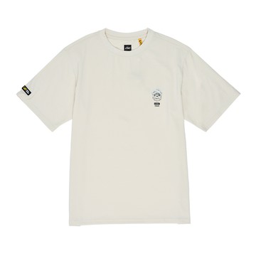 5th STREET｜中性｜動物logo 涼感短袖T恤｜灰卡其