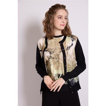 QWI法式頂奢真絲緞外套1+1入