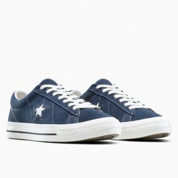 CONVERSE  ONE STAR 95 OX 男鞋 休閒鞋 低筒 滑板鞋 藍色-A15097C