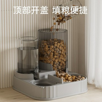 貓咪狗狗飲水機貓糧全自動喂食器貓狗碗儲糧桶狗狗飲水器寵物用品 pd6211