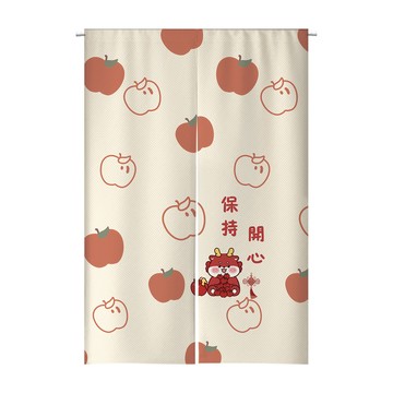 【客製化門簾】【贈桿發票】遮擋布簾 門簾廚房 臥室門簾 半遮光門簾 免打孔門簾 掛簾遮擋布 加長門簾 隔間片簾