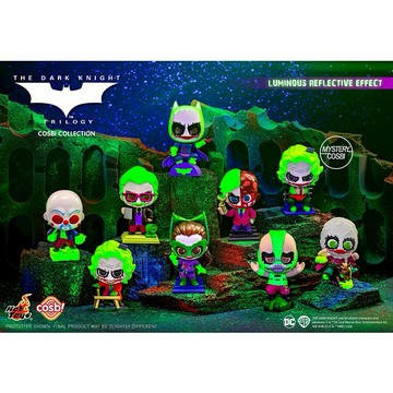 【野獸國】黑暗騎士三部曲 小丑風格Q版公仔 盲盒單入｜HOT TOYS CBX189