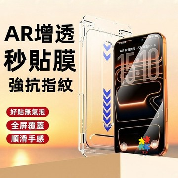 2026新款 AR高清增透 比原機更高清 適用 iPhone 17E 16 15 14 13 12 Pro Max保護貼