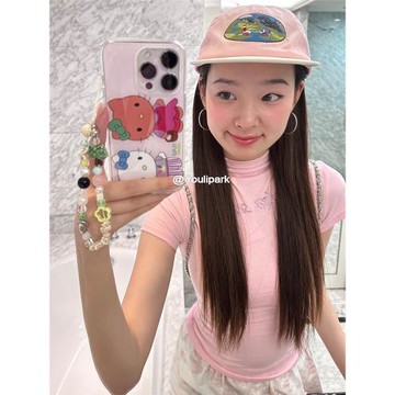 由里公園ins可愛少女夏日卡通貓咪適用13蘋果15ProMax手機殼iPhone13全包15新款12Pro軟14Promax防摔保護套14