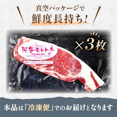 ふるさと納税 釧路市 阿寒モルト牛サーロインステーキA 約200g×3枚 F4F-2223