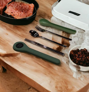 超便攜不鏽鋼餐具套裝