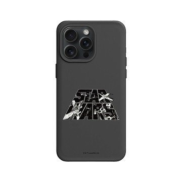 iPhone 15 Pro Max SolidX 黑 - 迪士尼-星際大戰 Star Wars - Spaceship Logo-經典