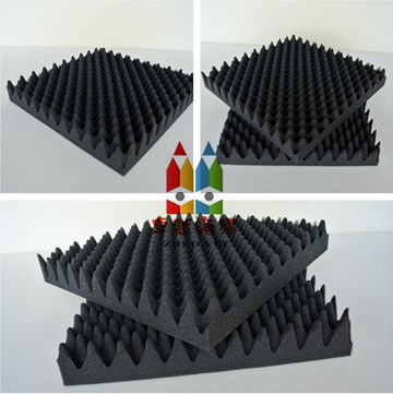 6.5cm高密度雞蛋棉 金字塔吸音棉 墻體隔音棉 錄音室琴房鼓房酒吧