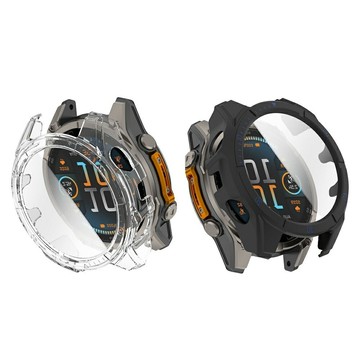 【PC+鋼化玻璃一體錶殼】適用 Garmin Fenix 8 51mm Solar 太陽能 專用 手錶 保護殼 硬殼