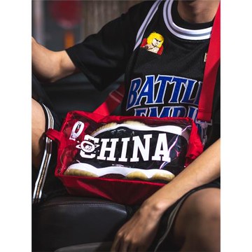 iMipack寬松藏品透明球鞋休閑兩用斜挎包科比百搭小包運動原創