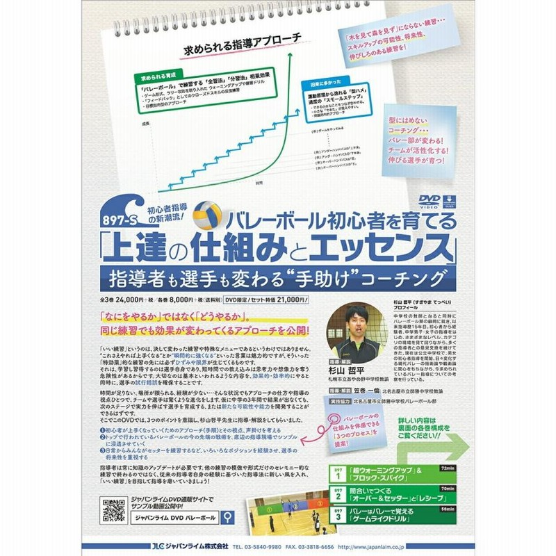 ジャパンライム/バレーボール/指導/DVD/河本監督