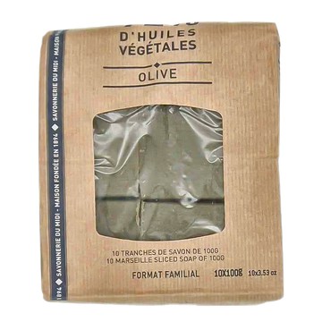 LA CORVETTE 法釩經典橄欖油馬賽皂 1kg 法國原裝進口 溫和潔淨 全家適用  10個