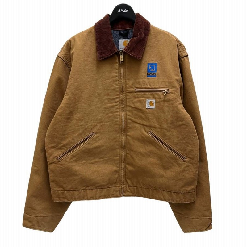 Carhartt デトロイトジャケット 企業ロゴ