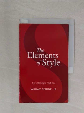 【書寶二手書T8／語言學習_YBE】The Elements of Style_Strunk, William