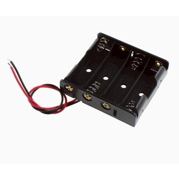 【AI電子】三號四節電池座3號4節電池盒AA