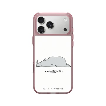 iPhone 17 Pro Max Clear (相機按鈕) 晶醺玫 - ilovedoodle (Lim Heng Swee) - Rhinopeceros 犀牛
