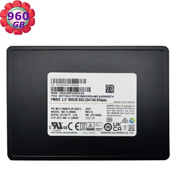 SAMSUNG PM893 960GB SATA 6Gb/s 2.5" Enterprise SSD MZ7L3960HCJR固態硬碟