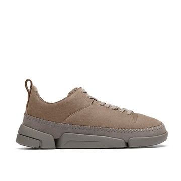 Clarks 三瓣鞋2.0- Trigenic2 Tact手工縫線設計輕盈寬楦休閒鞋(灰色) CLM85489C-男