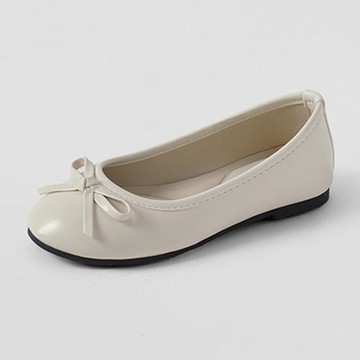 CHAAKAN SHOES 女童 茱莉 蝴蝶結 平底鞋 PLLTR1g901  象牙白色  200mm