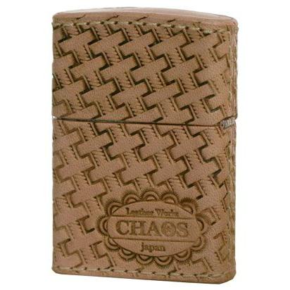 Zippo ジッポライター Leather Works CHAOS LWC(Z)バスケットスタンプ