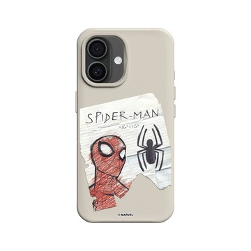 iPhone 16 SolidX 貝殼灰 - 蜘蛛人 Spider-man - 蜘蛛人 - 手繪塗鴉