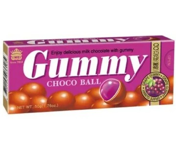 義美 巧克力球 葡萄QQ糖 50g/條