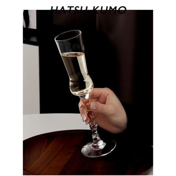 初云手作杯 該有涼風秋月/去享用我一夏天的香檳/與風 水晶高腳杯