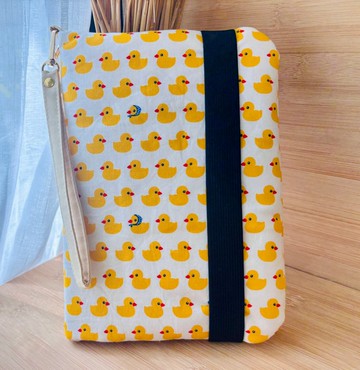 我愛鴨寶寶 寶寶手冊 媽媽手冊 健康手冊 書套 書衣 滿月禮 彌月