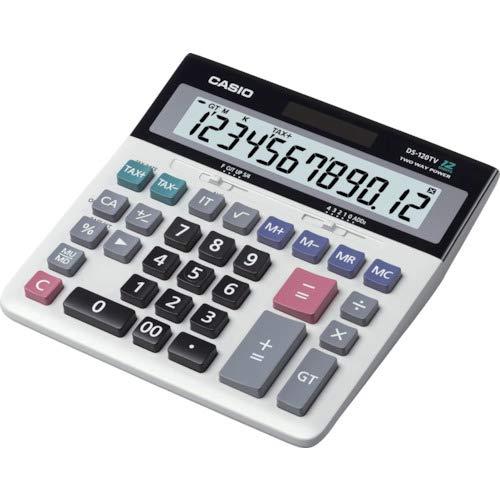 カシオ スタンダード電卓 税計算・加算器方式 デスクタイプ 12桁 DS-120TW