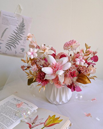 財源滾滾開幕盆花