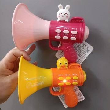 兒童趣味搞怪錄音擴音器話筒趣味小朋友變音器鴨子變小喇叭玩具