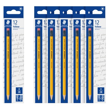 STAEDTLER 施德樓 134 2B 黃色鉛筆 72支  黃色  6支