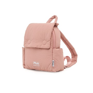 FILA 空氣感復古翻蓋小後背包-粉色 BPA-3001-PK