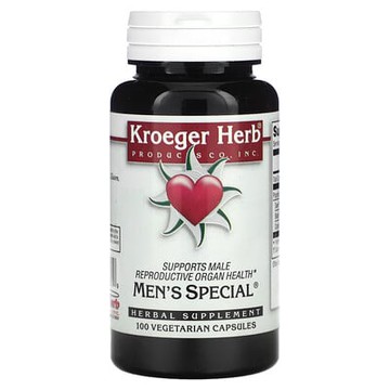 Kroeger Herb Co, 男性專研配方，100 粒素食膠囊