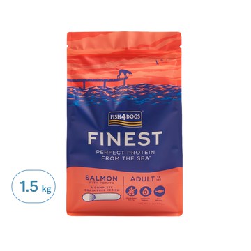 FISH4DOGS 海洋之星成犬無穀低敏小顆粒乾飼料 鮭魚馬鈴薯配方  挪威鮭魚  1.5kg  1袋