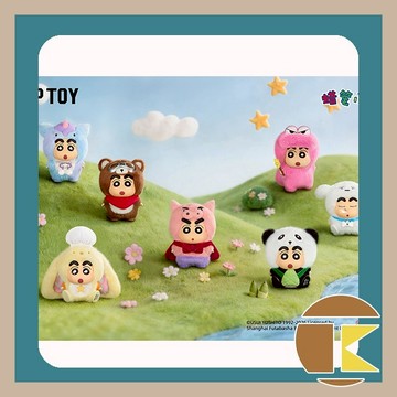 【115.8月預購】TOP TOY 蠟筆小新 動物城市系列 絨毛 單抽 盲盒 如需中盒請下6倍數 愛蛋客