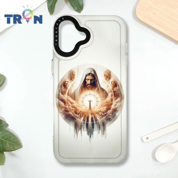 TRON IPHONE 16 PLUS 耶穌聖光 MAGSAFE 磁吸 防摔 太空殼 透白 手機殼