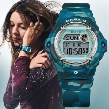 CASIO 卡西歐 BABY-G 繽紛迷彩 電子錶 BG-169CM-2