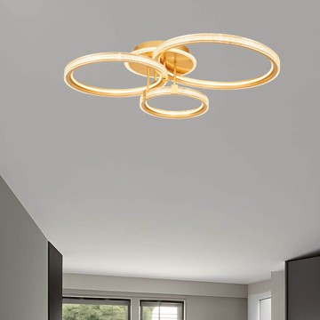 現代金80W三色變光吸頂燈 F16-19-30241