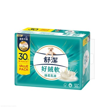舒潔絲柔乳液抽取衛生紙超值包FSC