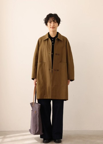 成為妳秋季穿搭的焦點單品｜中長版大衣｜棕色｜240928-1