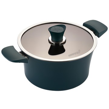 HAPPYCALL Eden IH雙耳湯鍋  24cm  綠色  1個  24cm  綠色  1個