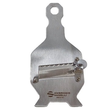 AMBROGIO SANELLI 山里尼 不鏽鋼松露刨刀 方形波浪刀  銀色  1支
