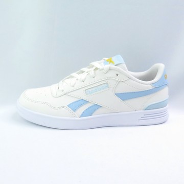 REEBOK 100202610 COURT ADVANCE CLIP 女休閒鞋 網球鞋 粉筆白淺藍 iSport愛運動