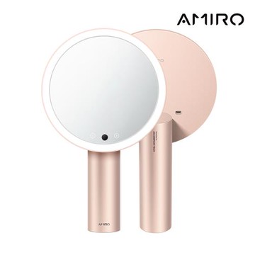 【AMIRO】 Oath自動感光LED化妝鏡-綺夢花園禮盒-薄霧粉 2023新色上市 /美妝鏡/化妝鏡/LED鏡/led智能觸控化妝鏡/補妝鏡/美容鏡
