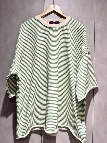 【正韓】寬版條紋棉質上衣