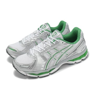 休閒鞋 GEL-Kayano 12.1 男鞋 銀 綠 復古跑鞋 支撐 1203A759100